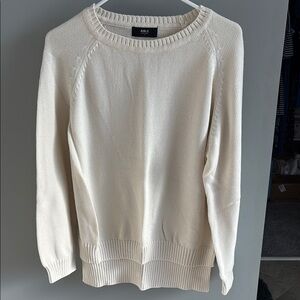ABLE Antique White Lily Knit Sweater